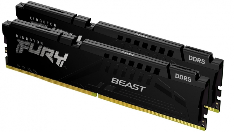 Оперативная память Kingston FURY Beast Black DDR5 32Gb (2x16Gb) 5200MHz (KF552C40BBK2-32)