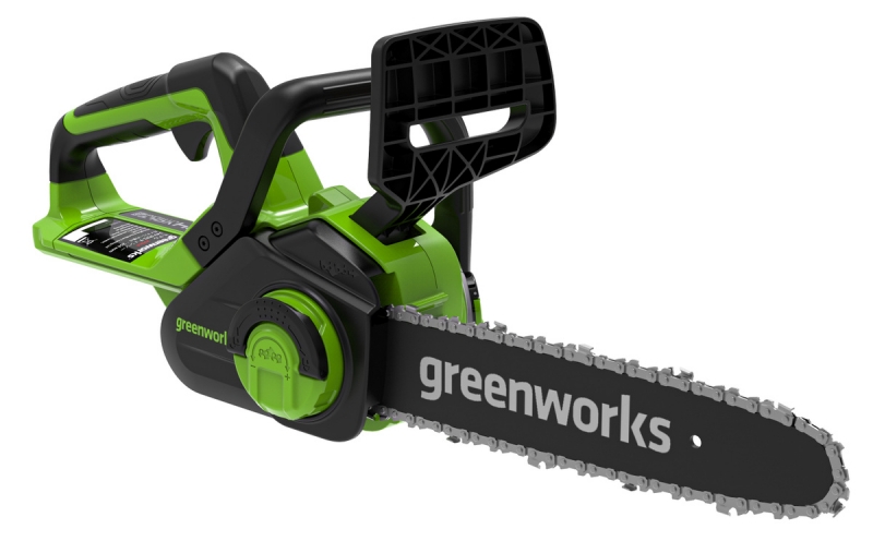 Цепная пила аккумуляторная GreenWorks G24CS25K2, 24V, 25см, без АКБ и ЗУ (2007707)