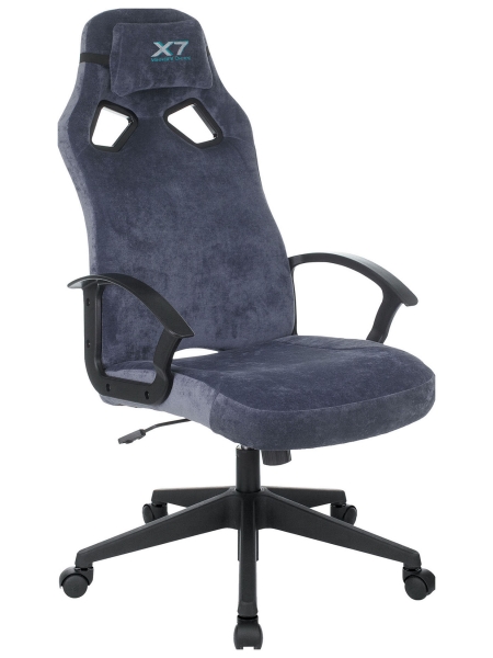 Кресло игровое A4Tech X7 GG-1400 синий крестовина пластик