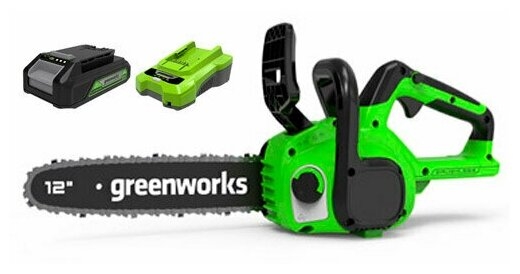 Цепная пила аккумуляторная GreenWorks GD24CS30 (2007007UA)
