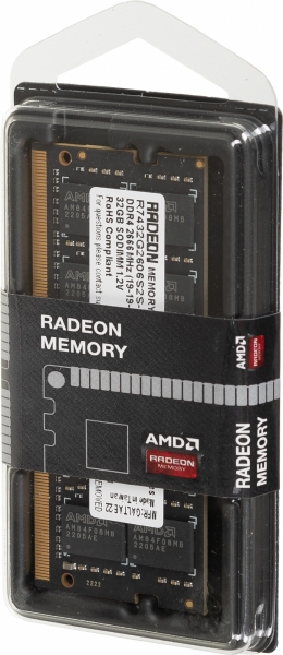 Память AMD DDR4 32Gb 2666MHz R7432G2606S2S-U