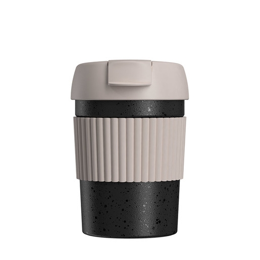 Стакан-непроливайка KissKissFish Rainbow Vacuum Coffee Tumbler Mini, черный (S-U35C-179)
