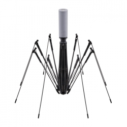 Зонт Ninetygo Folding Reverse Umbrella with LED Light (серый)