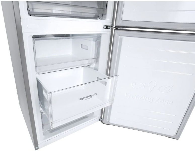 Холодильник LG GA-B509MAWL сталь (двухкамерный)