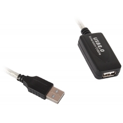 Кабель-адаптер VCOM USB2.0-repeater, VUS7049-15M