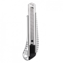 Универсальный нож Deli DL4255 18мм Лезвие SK2. Алюминиевый корпус. Общая длина: 155 мм.