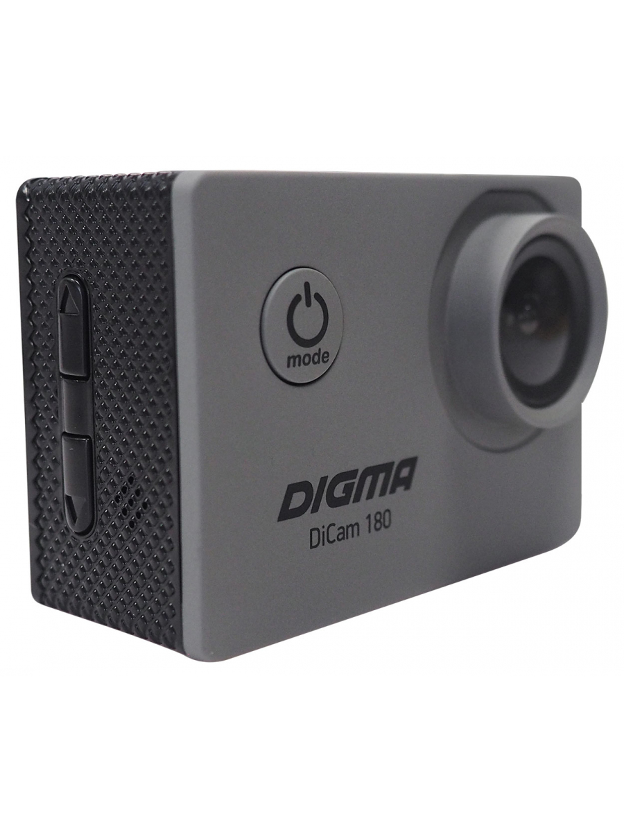 Экшн-камера Digma DiCam 180, серый