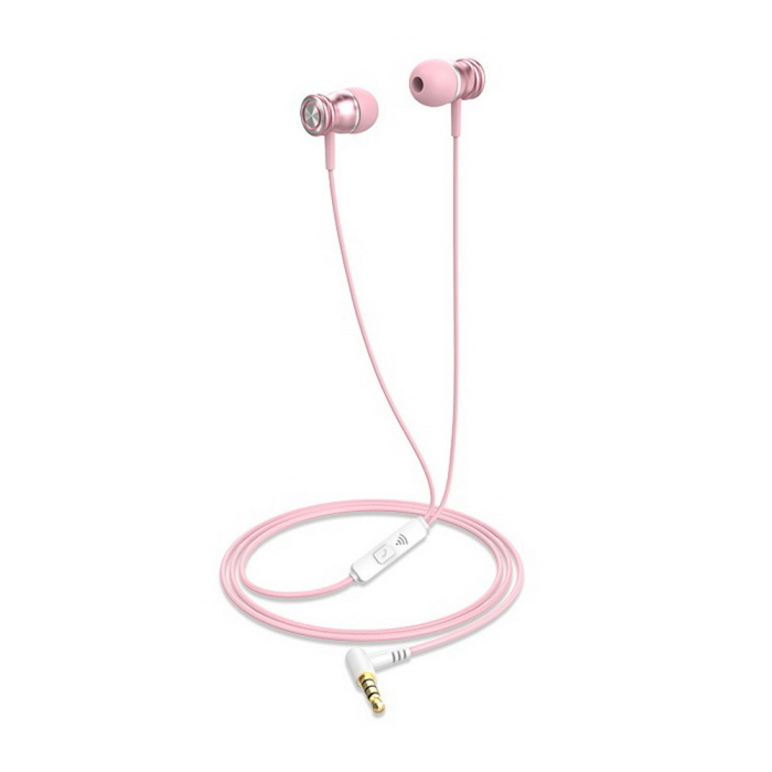 Проводные наушники Havit Wired earphone E303P Pink