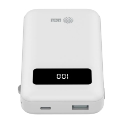 Мобильный аккумулятор Cactus CS-PBFSNT-10000, белый