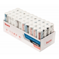 Батарея Buro Alkaline LR03 AAA (40шт) коробка