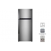 Холодильник LG GN-H702HMHU, серебристый 