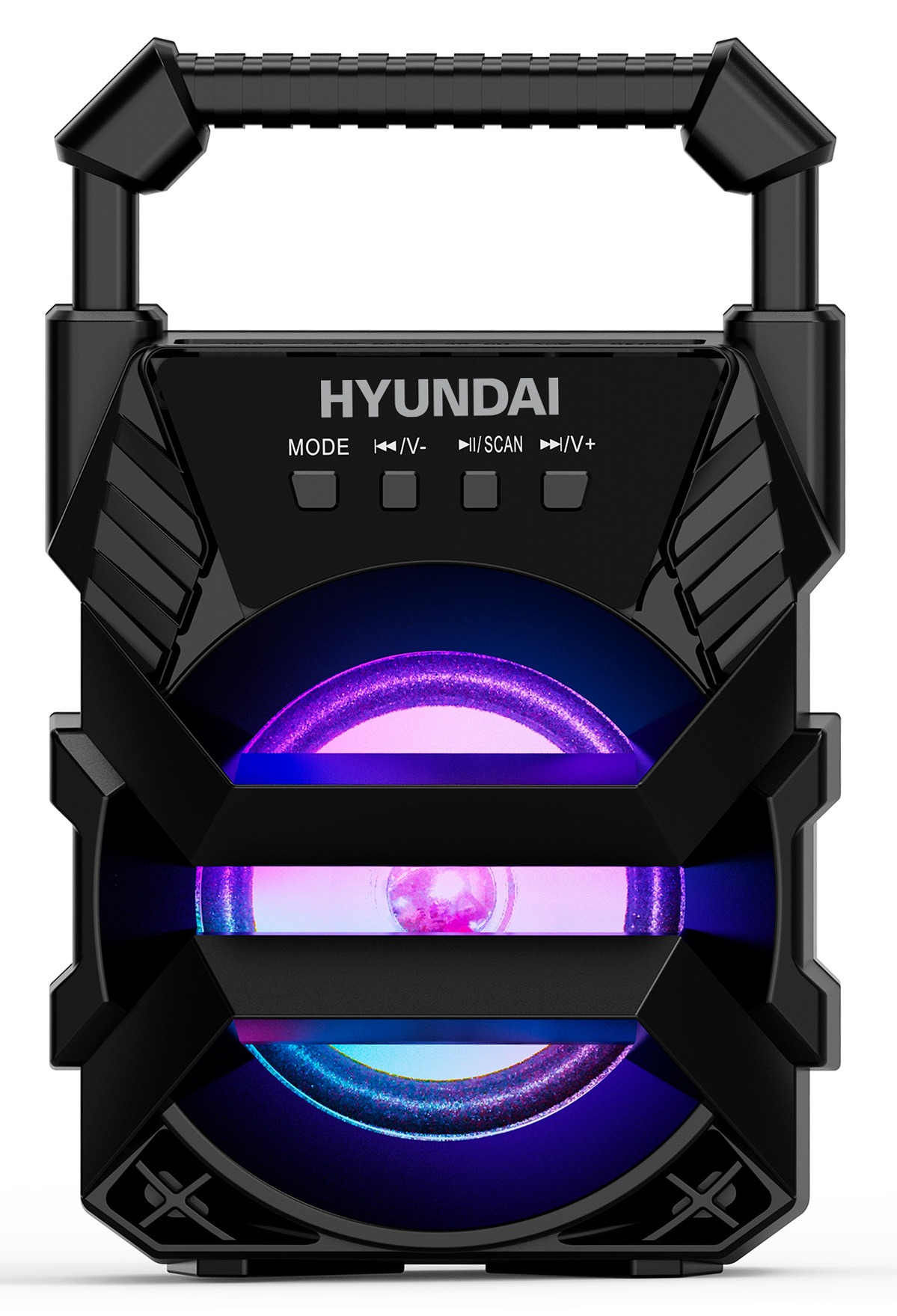 Колонка порт. Hyundai H-PS1000, черный 
