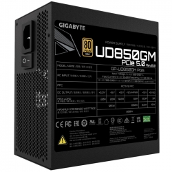 UD850GM PG5 V2 GP-UD850GM PG5 850W, 80Plus, Gold, Полностью модульный, PCIe Gen 5.0 compatible 28200-U85GP-2EUR