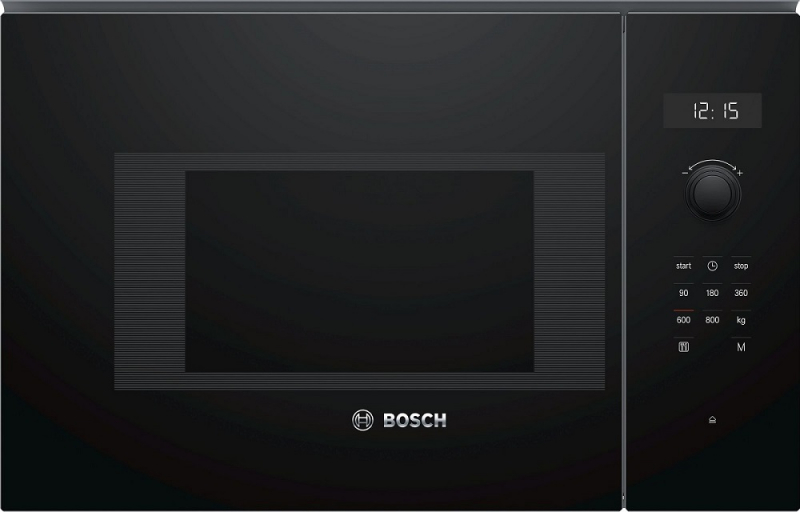Микроволновая печь Bosch 800Вт черный/серебристый (BFL524MB0)