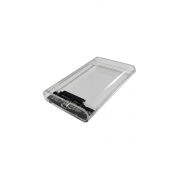 Внешний корпус для HDD/SSD AgeStar 3UB2P6C SATA пластик прозрачный 2.5"