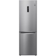 Холодильник LG GBB71PZDMN, серебристый 