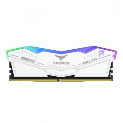 Модуль памяти DDR5 TEAMGROUP T-Force Delta RGB 32GB (2x16GB) 6400MHz CL32 (32-39-39-84) 1.35V / FF4D532G6400HC32ADC01 / White