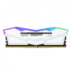 Модуль памяти DDR5 TEAMGROUP T-Force Delta RGB 32GB (2x16GB) 6400MHz CL32 (32-39-39-84) 1.35V / FF4D532G6400HC32ADC01 / White