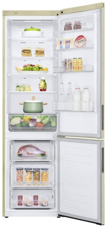 Холодильник LG GA-B509CESL бежевый (двухкамерный)