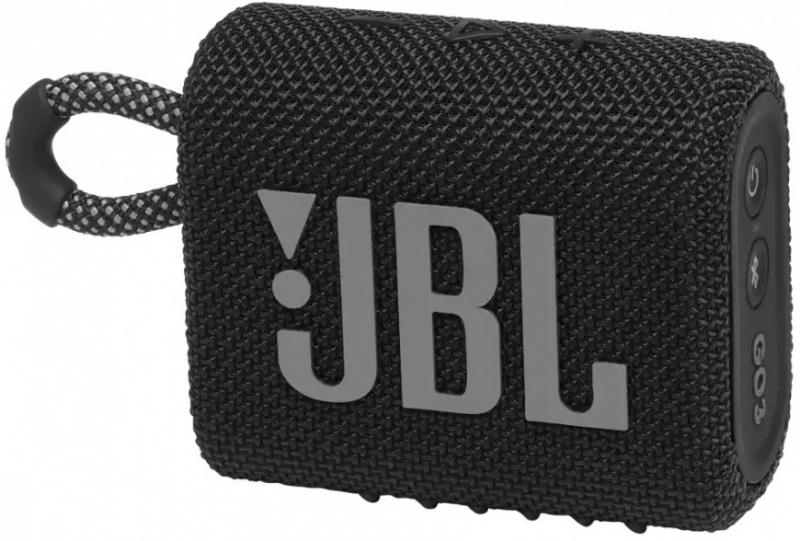 Портативная колонка JBL GO 3, черная (JBLGO3BLK)