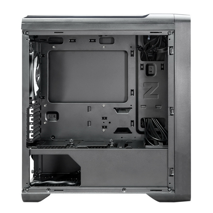 M3 PLUS RGB mATX Mini Tower PC Case, RGB Fan x4, T/G