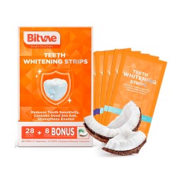 Полоски для отбеливания зубов Bitvae BV018 Teeth Whitening Strips (36 шт) (BV018) GLOBAL, со вкусом кокосового ореха