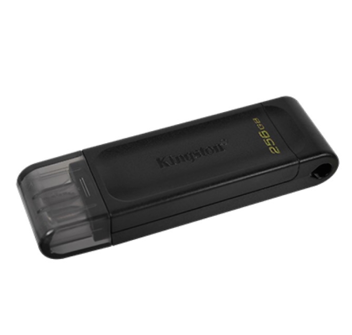 Флеш Диск Kingston 256Gb черный (DT70/256GB)