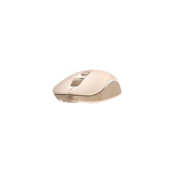 Мышь A4Tech Fstyler FM26 бежевый/коричневый оптическая (2000dpi) BT/Radio USB для ноутбука (3but)