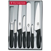 Набор ножей кухон. Victorinox Standart (5.1103.7) компл.:4шт вилка черный подар.коробка