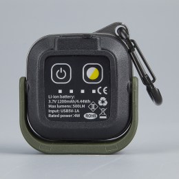 Светильник портативный Sunrei C500 Multi-Function Portable Light  500 лм 1200мАч, IPX5, 2700...6500K, до 15,5 часов работы без подзарядки (С500) зеленый