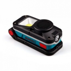 Светильник портативный + Bluetooth колонка Sunrei V600-M Aurora Bluetooth Speaker Outroor Lantern 600 лм 5200мАч, IPX5, 6500K, до 154 часов работы без подзарядки (V600-M) синий