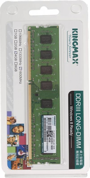 Память Kingmax DDR3 4Gb 1600MHz (KM-LD3-1600-4GS)