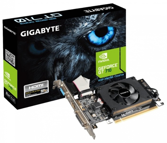 Видеокарта GIGABYTE GeForce GT 710 2048Mb (GV-N710D3-2GL)