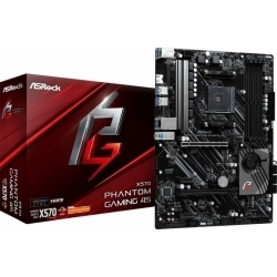 Материнская плата Asrock X570 PHANTOM GAMING 4S Soc-AM4 AMD X570 4xDDR4 ATX AC`97 8ch(7.1) GbLAN RAID+HDMI