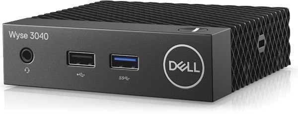 Тонкий Клиент Dell Wyse Thin 3040 (1.44)/2Gb/SSD8Gb/ThinOs/GbitEth/15W/черный