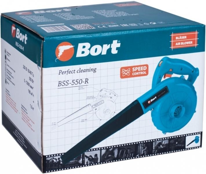 Воздуходувка электрическая Bort BSS-550-R [91271341]