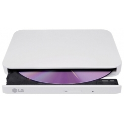Привод DVD-RW LG GP95 белый SATA slim внешний oem
