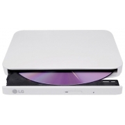 Привод DVD-RW LG GP95 белый SATA slim внешний oem