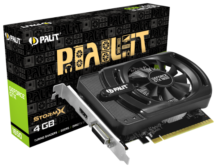 Видеокарта Palit GeForce GTX 1650 PCI-E 3.0 (NE61650018G1-166F BULK)