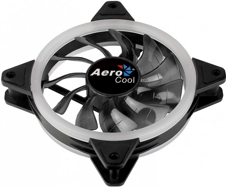 Вентилятор Aerocool Rev RGB Pro (3x120мм, 15dB, 1200rpm, (3+4) pin, подсветка+ контроллер) RTL