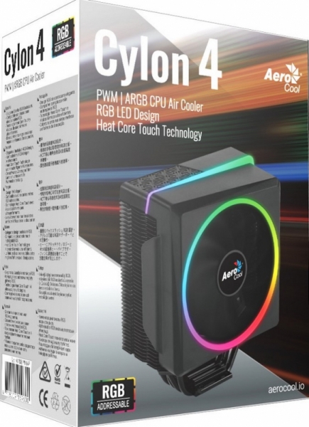 Кулер для процессора Cooler Aerocool Cylon 4 (4718009159600)
