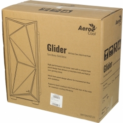 Компьютерный корпус AeroCool Glider Tempered Glass Black (COSMO-G-BK-V1)