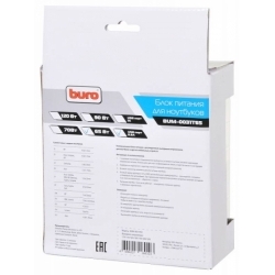 Блок питания Buro BUM-0031T65, черный 