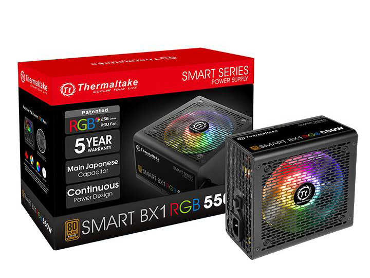 Блок питания Thermaltake Smart BX1 RGB 550W PS-SPR-0550NHSABE-1