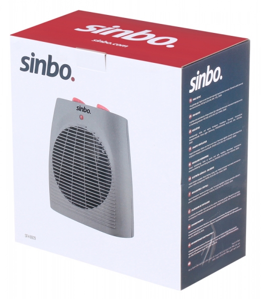 Тепловентилятор Sinbo SFH 6929 2000Вт белый/красный