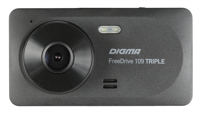 Видеорегистратор DIGMA FreeDrive 109 TRIPLE, черный