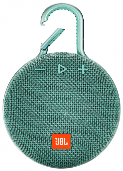 Портативная акустика JBL Clip 3, светло-зеленый (JBLCLIP3TEAL)