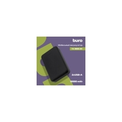 Мобильный аккумулятор Buro T4-10000 Li-Pol 10000mAh коричневый 