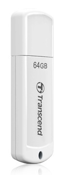 Флешка Transcend 64Gb TS64GJF370 USB2.0 белый