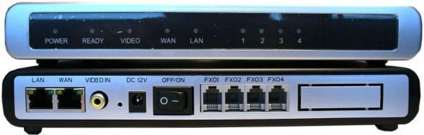 Шлюз IP Grandstream GXW-4104, черный